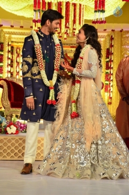 Kalamandir CMD Prasad Chalavadi Daughter Hanisha Wedding Photos - 60 of 81