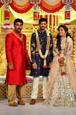 Kalamandir CMD Prasad Chalavadi Daughter Hanisha Wedding Photos - 73 of 81