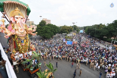 Khairatabad and Balapur Ganesh Nimajjanam Photos - 17 of 85