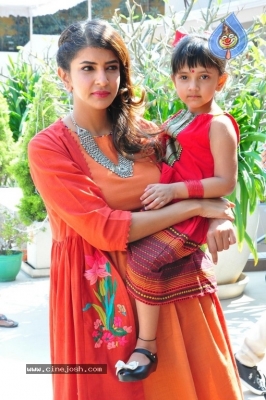Lakshmi Manchu Celebrates Sankranthi Festival With Students - 5 of 14