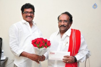 MAA Donate Cheque to Pavala Syamala - 25 of 29