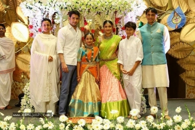 Mahesh Babu Niece Half Saree Function Photos - 3 of 4