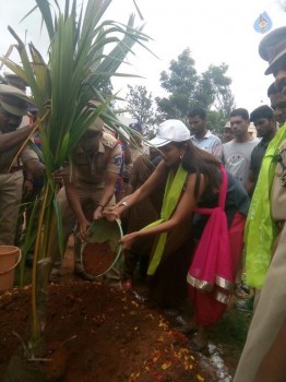 Manchu Lakshmi Haritha Haram at Sher Bashirbagh - 12 of 14