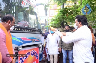 Manchu Manoj Arranged Buses  - 6 of 12