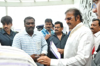 Mohanbabu Visits MB 40 Stadium Photos - 27 of 42