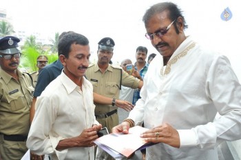 Mohanbabu Visits MB 40 Stadium Photos - 33 of 42