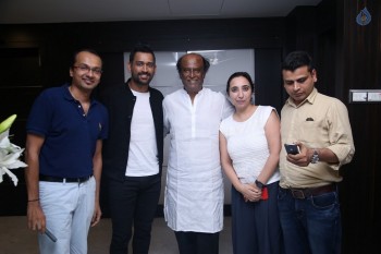 MS Dhoni meets Superstar Rajinikanth - 4 of 5