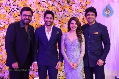 Naga Chaitanya - Samantha Reception Photos - 10 of 17