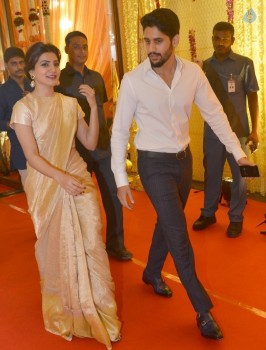 Naga Chaitanya and Samantha at Swathi Wedding - 1 of 21