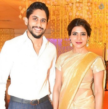 Naga Chaitanya and Samantha at Swathi Wedding - 3 of 21