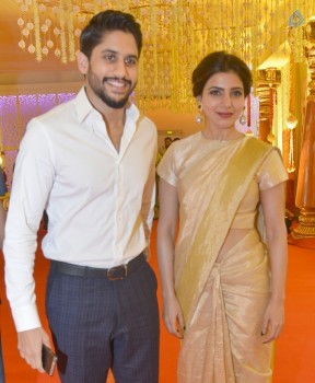 Naga Chaitanya and Samantha at Swathi Wedding - 5 of 21