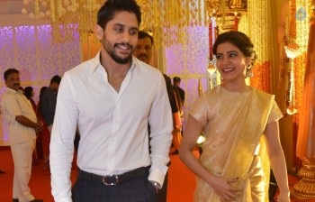 Naga Chaitanya and Samantha at Swathi Wedding - 6 of 21