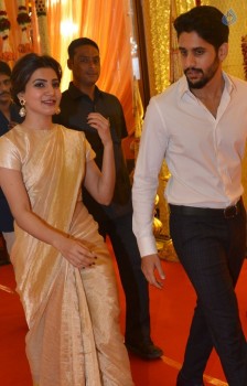 Naga Chaitanya and Samantha at Swathi Wedding - 9 of 21