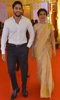 Naga Chaitanya and Samantha at Swathi Wedding - 11 of 21