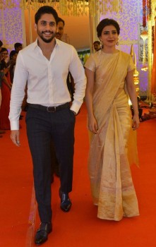 Naga Chaitanya and Samantha at Swathi Wedding - 12 of 21