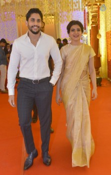 Naga Chaitanya and Samantha at Swathi Wedding - 20 of 21