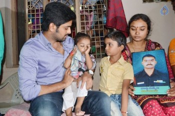 Naga Shourya Helps Family of Veera Javan - 2 of 4