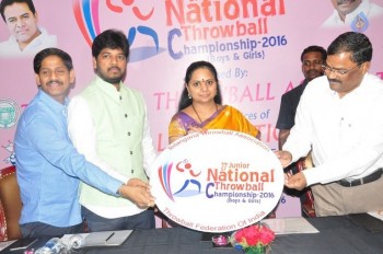 National Throwball Championship 2016 Logo Launch - 1 of 34