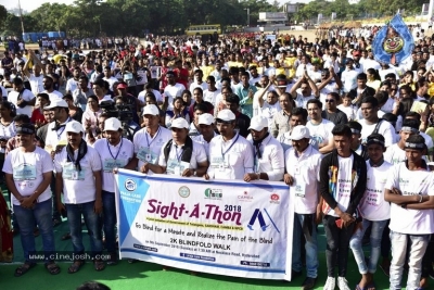 Niharika Flags Off Sight A Thon Blindfold 2k Walk - 3 of 40