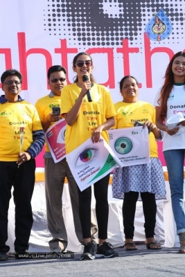 Niharika Flags Off Sight A Thon Blindfold 2k Walk - 19 of 40