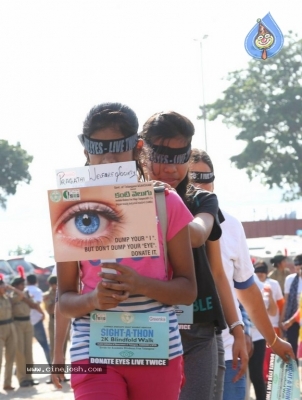 Niharika Flags Off Sight A Thon Blindfold 2k Walk - 24 of 40