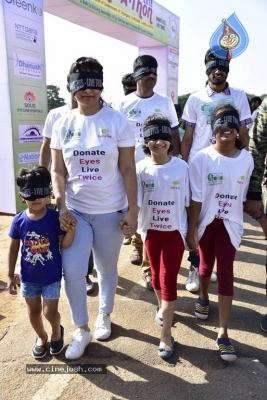 Niharika Flags Off Sight A Thon Blindfold 2k Walk - 37 of 40