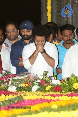 NTR and Kalyan Ram visit NTR Ghat on NTR Death Anniversary - 30 of 42