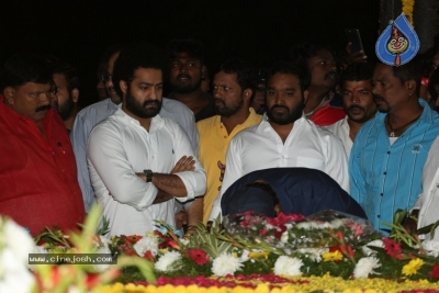 NTR and Kalyan Ram visit NTR Ghat on NTR Death Anniversary - 33 of 42