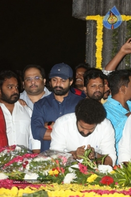 NTR and Kalyan Ram visit NTR Ghat on NTR Death Anniversary - 17 of 42