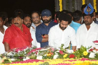 NTR and Kalyan Ram visit NTR Ghat on NTR Death Anniversary - 41 of 42