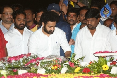 NTR and Kalyan Ram visit NTR Ghat on NTR Death Anniversary - 23 of 42