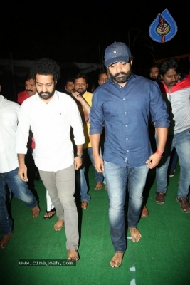 NTR and Kalyan Ram visit NTR Ghat on NTR Death Anniversary - 33 of 42