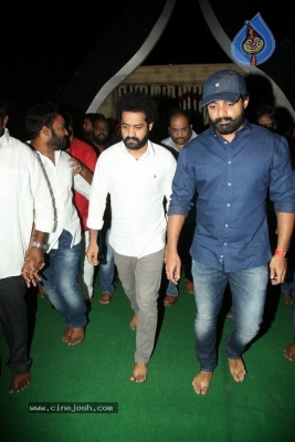 NTR and Kalyan Ram visit NTR Ghat on NTR Death Anniversary - 34 of 42