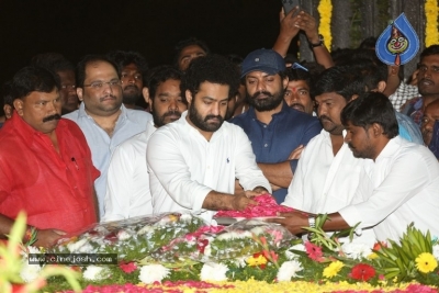 NTR and Kalyan Ram visit NTR Ghat on NTR Death Anniversary - 39 of 42