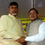 NTR and Political Leaders at Chandrababu Indefinite Fast - 42 of 74