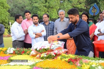 NTR Family Members Pay Tribute at NTR Ghat - 29 of 100
