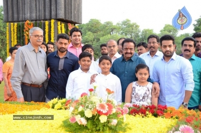 NTR Family Members Pay Tribute at NTR Ghat - 43 of 100