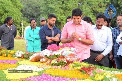 NTR Family Members Pay Tribute at NTR Ghat - 70 of 100