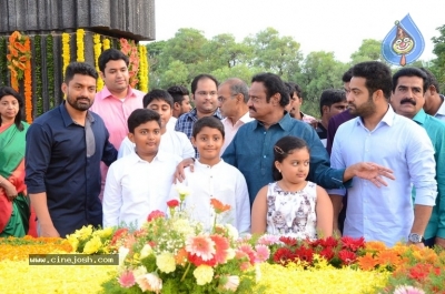 NTR Family Members Pay Tribute at NTR Ghat - 74 of 100
