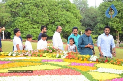 NTR Family Members Pay Tribute at NTR Ghat - 77 of 100