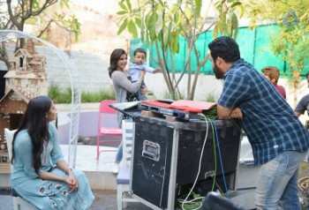 NTR Son Abhay at Janatha Garage Sets - 3 of 5