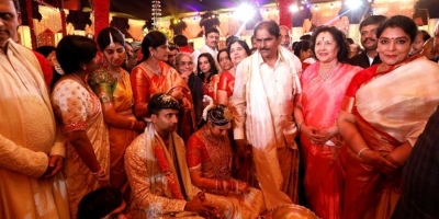 NTV Director Narendra Chowdary Daughter Rachana Wedding - 6 of 10