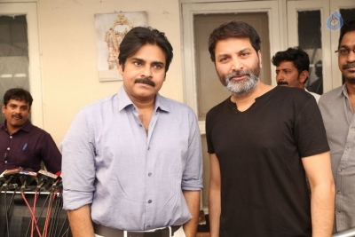 Pawan Kalyan and Trivikram Meets K Vishwanath - 5 of 77