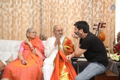 Pawan Kalyan and Trivikram Meets K Vishwanath - 28 of 77