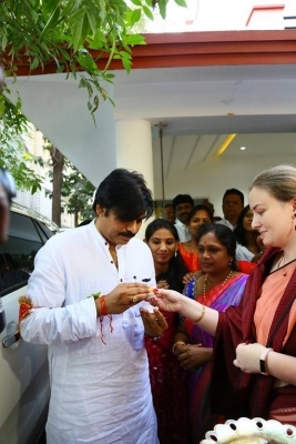 Pawan Kalyan At Jana Sena Party Office - 10 of 11