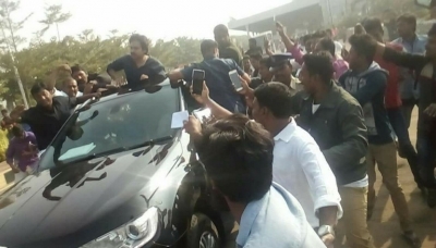 Pawan Kalyan In Vizag Airport Photos - 1 of 5