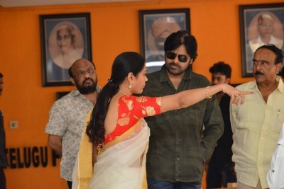 Pawan Kalyan At Film Chamber Photos - 6 of 7