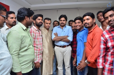 Pawan Kalyan Visits Andhra Prabha Ganapathi Pooja Photos - 3 of 41