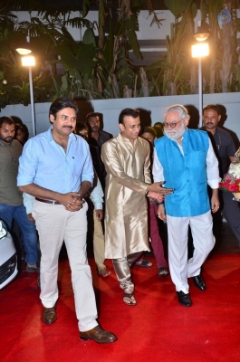 Pawan Kalyan Visits Andhra Prabha Ganapathi Pooja Photos - 20 of 41