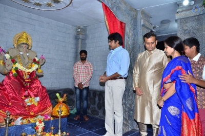 Pawan Kalyan Visits Andhra Prabha Ganapathi Pooja Photos - 31 of 41